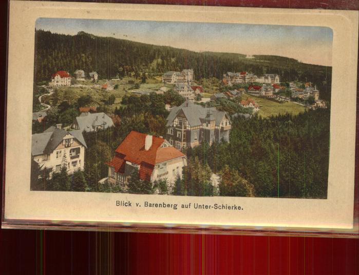 Schierke Harz Blick auf Barenberg