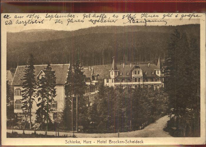 Schierke Harz Hotel Brocken Scheideck