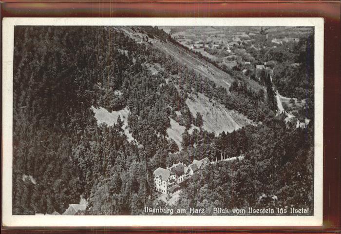 Ilsenburg Harz Blick ins Ilsetal