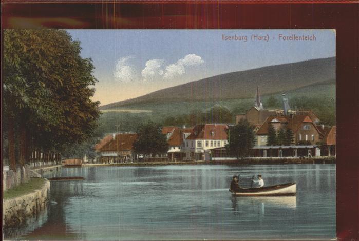 Ilsenburg Harz Bootspartie Forellenteich