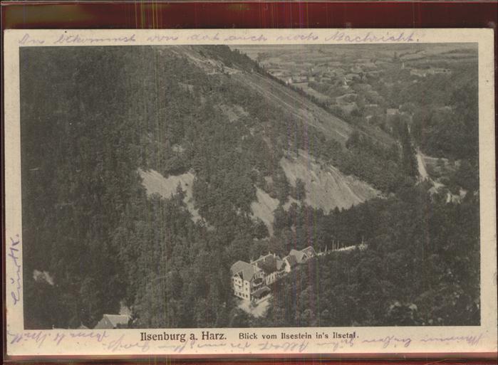 Ilsenburg Harz Blick ins Ilsetal Feldpost