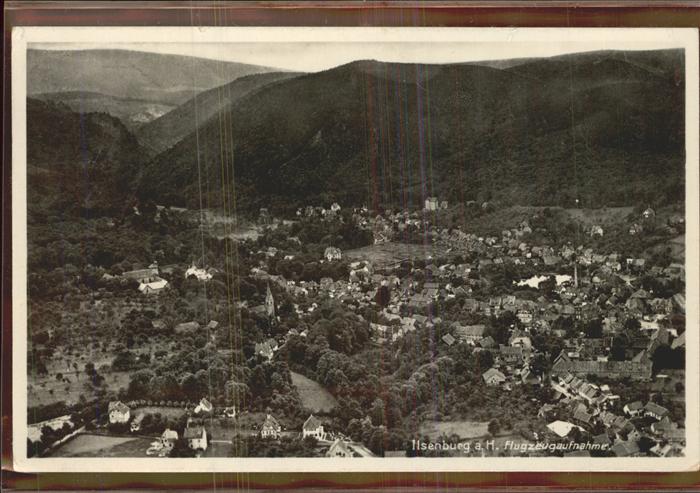 Ilsenburg Harz Totalansicht Fliegeraufnahme