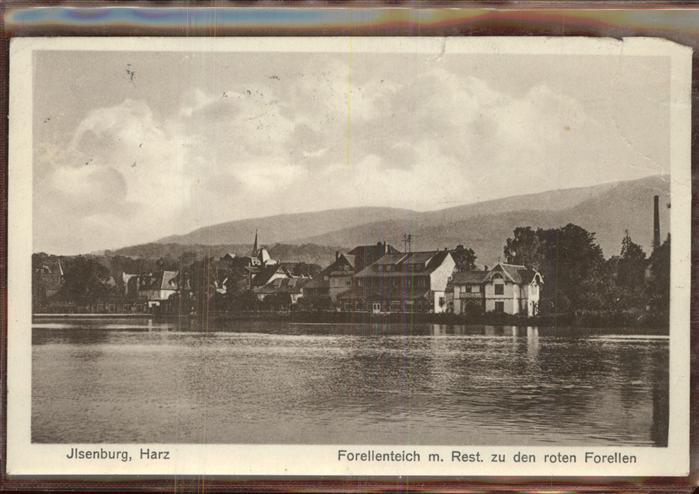Ilsenburg Harz Restaurant zu den roten Forellen