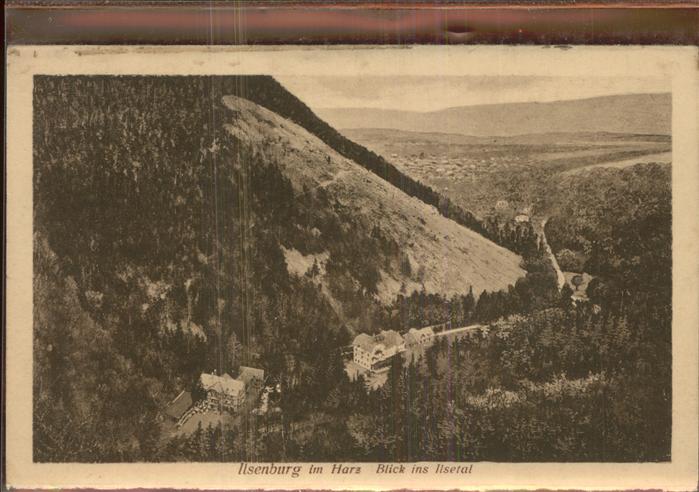 Ilsenburg Harz Blick ins Ilsetal