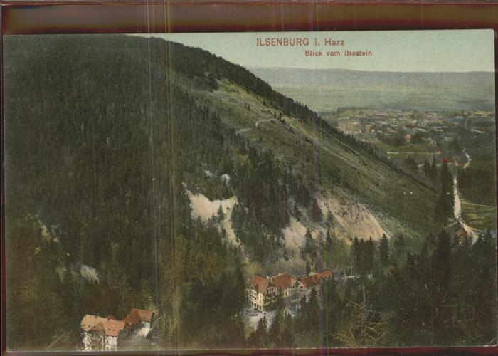 Ilsenburg Harz Blick vom Ilsestein