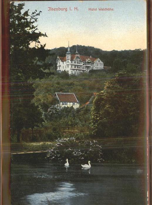 Ilsenburg Harz Hotel Waldhöhe Teich Feldpost