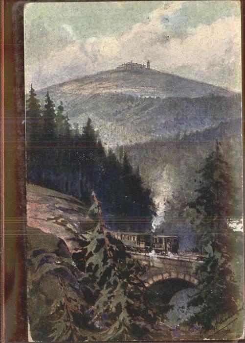 Brocken Harz Brockenbahn Brücke