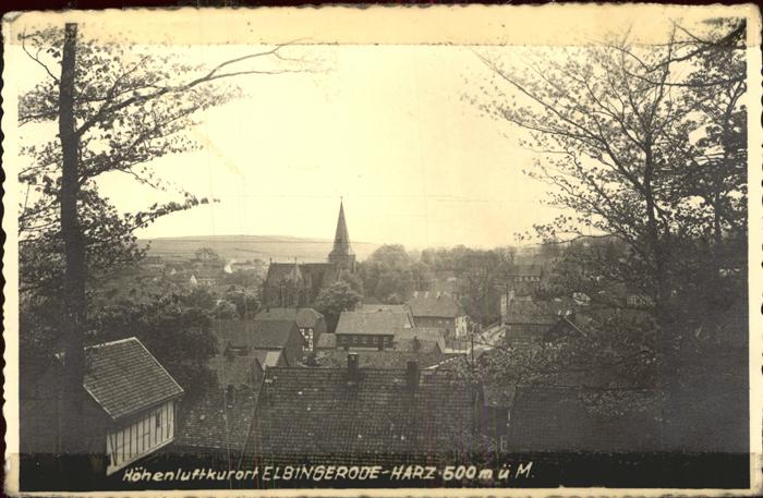 Elbingerode Harz Panorama