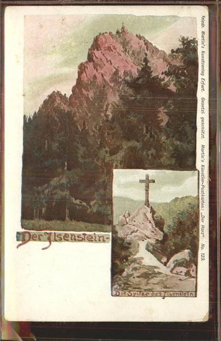 Ilsenburg Harz Der Ilsenstein Gipfelkreuz