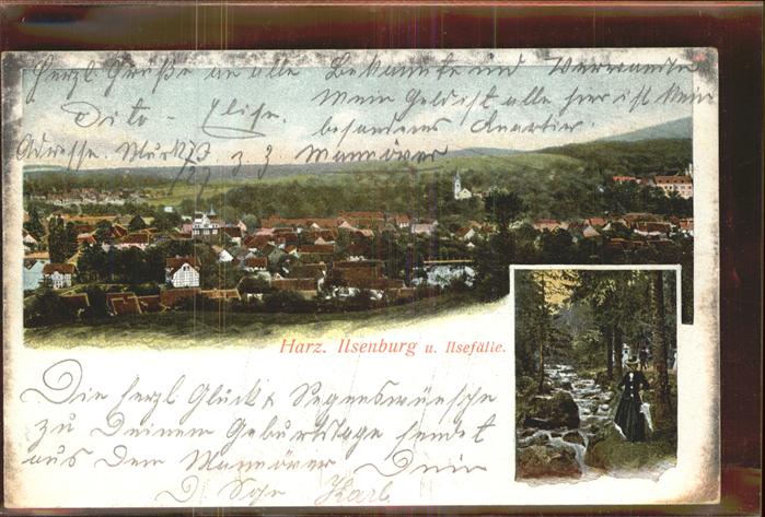 Ilsenburg Harz Panorama Ilsefälle