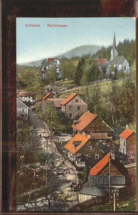 Ilsenburg Harz Dorfstrasse Kirche
