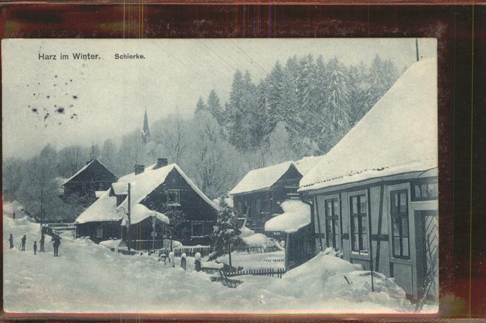 Schierke Harz Dorf im Winter