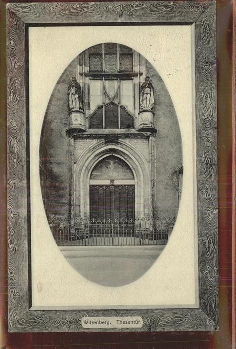 Wittenberg Lutherstadt Thesentür