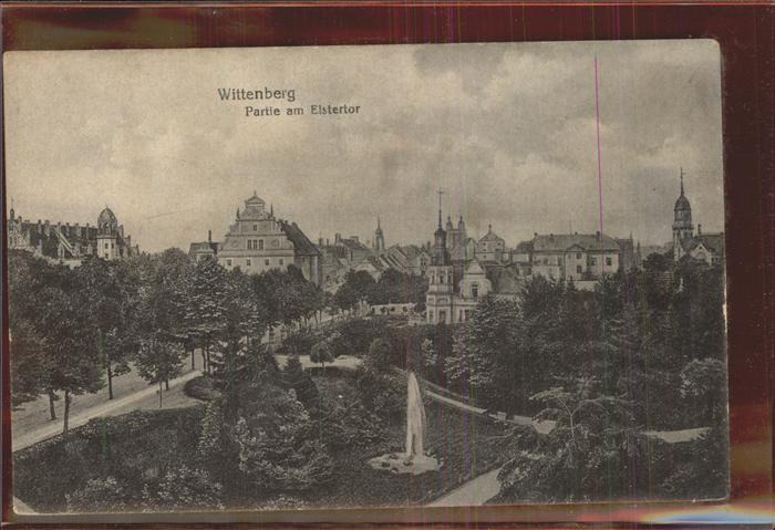 Wittenberg Lutherstadt Partie am Elstertor