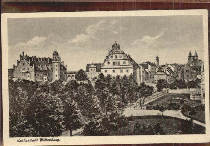 Wittenberg Lutherstadt Stadtblick Lutherhaus
