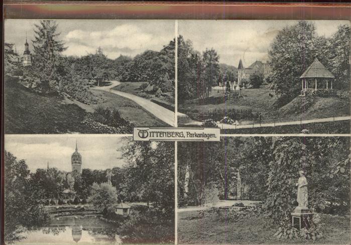 Wittenberg Lutherstadt Parkanlagen Teilansichten