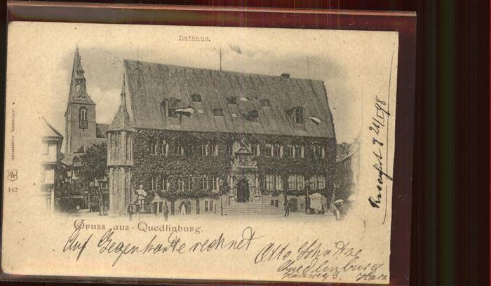 Quedlinburg Harz Rathaus