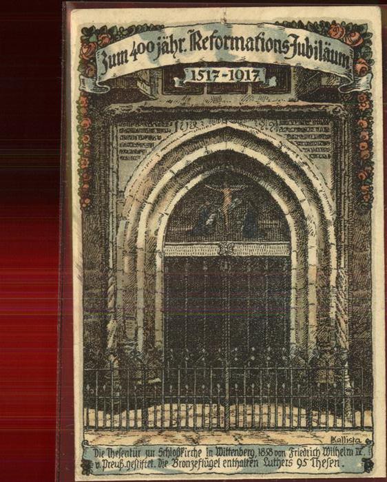 Wittenberg Lutherstadt Thesentür Schlosskirche