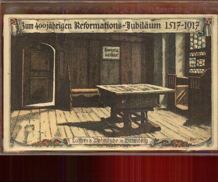 Wittenberg Luthers Wohnstube Künsterkarte