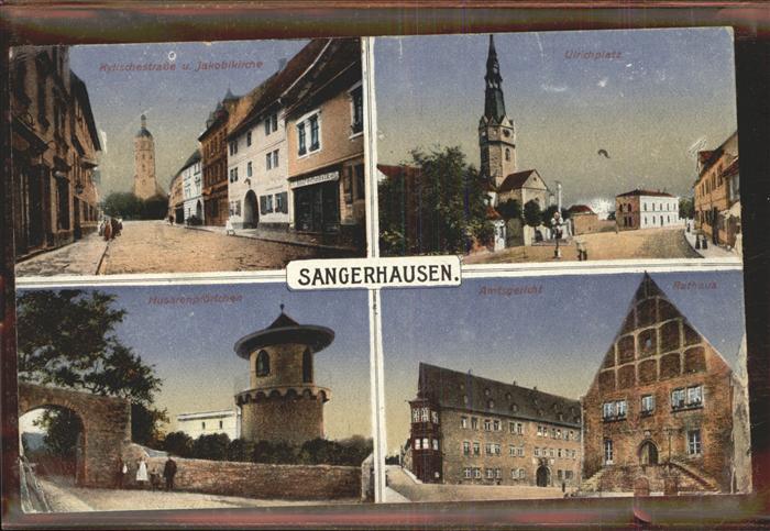 Sangerhausen Suedharz Kylischestrasse Jacobikirche Ulrichplat