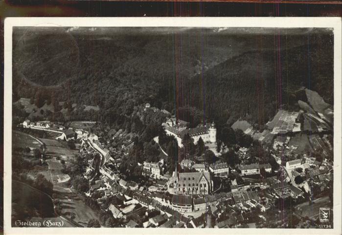 Stolberg Harz Fliegeraufnahme