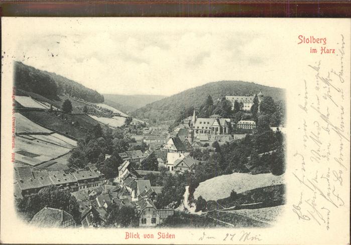 Stolberg Harz Panorama mit Kirche und Schloss
