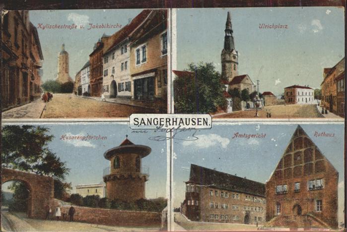 Sangerhausen Suedharz Kylischestrasse Jacobikirche Ulrichplat