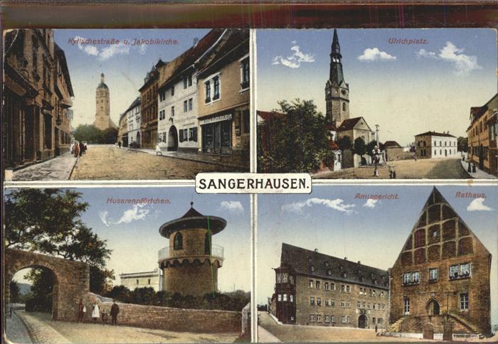 Sangerhausen Suedharz Kylischestrasse Jacobikirche Ulrichplat