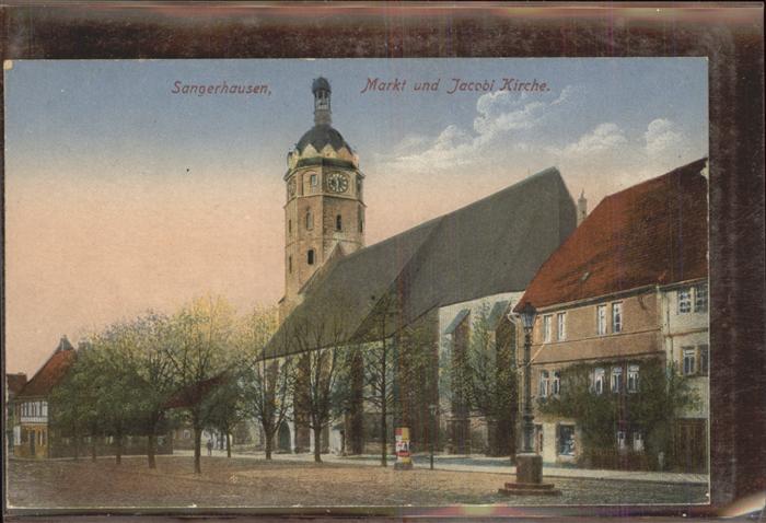 Sangerhausen Suedharz Markt Jacobikirche