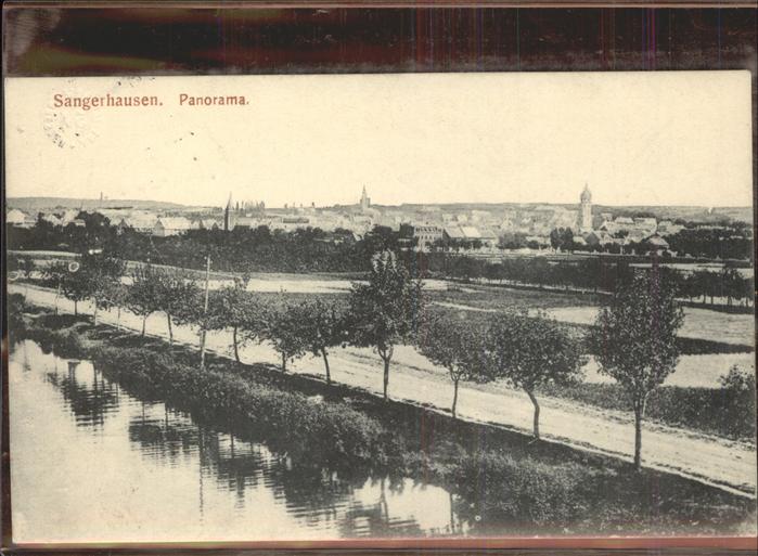 Sangerhausen Suedharz Panorama Feldpost