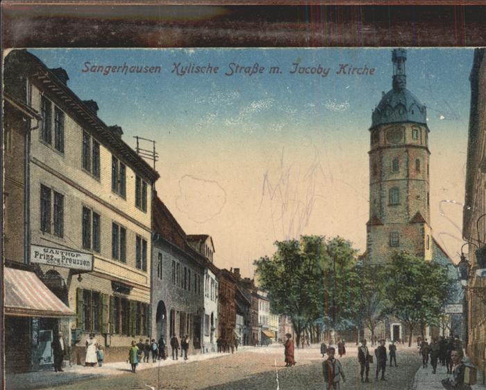 Sangerhausen Suedharz Kylischestrasse Jacobikirche Feldpost