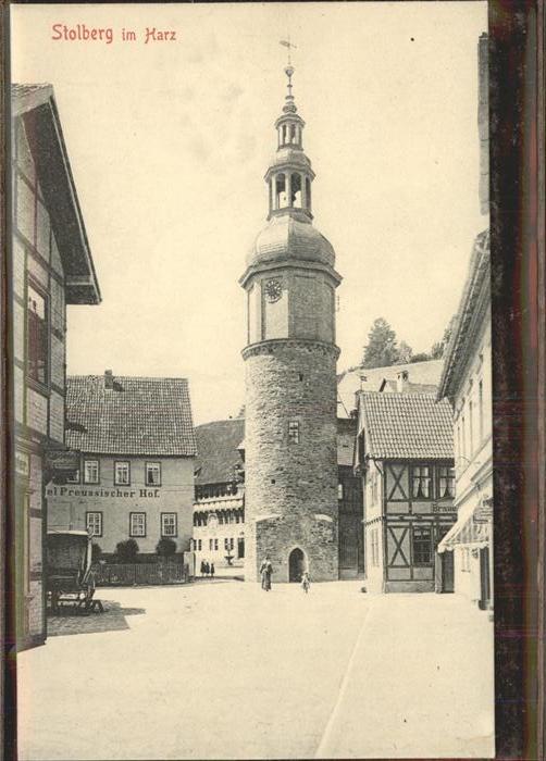 Stolberg Harz Marktturm