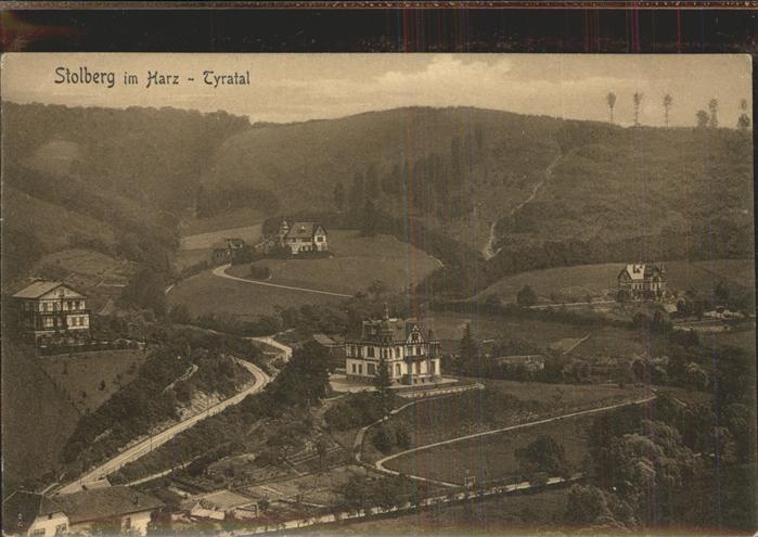 Stolberg Harz Blick ins Tyratal Villa