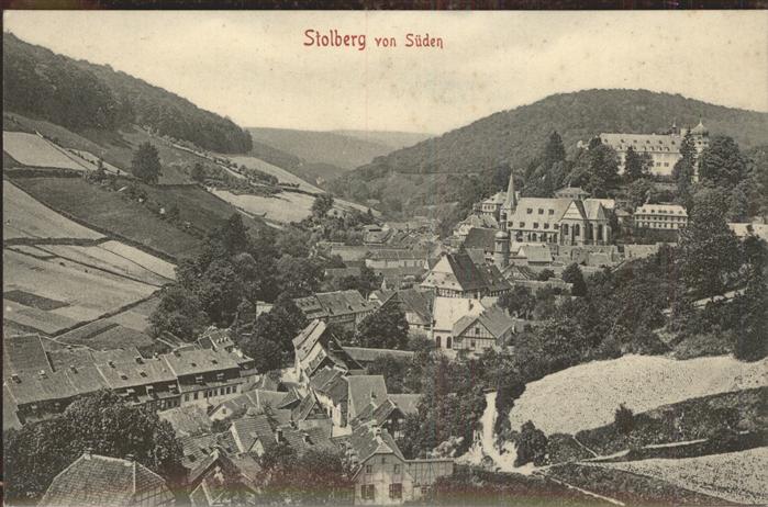 Stolberg Harz Panorama mit Kirche und Schloss