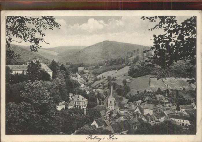 Stolberg Harz Panorama mit Kirche und Schloss