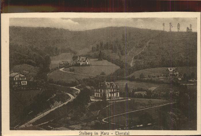 Stolberg Harz Blick ins Tyratal Villa