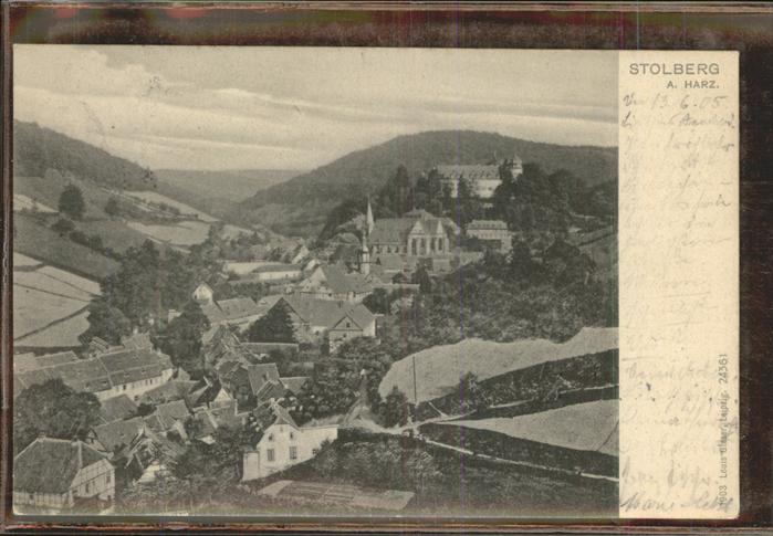 Stolberg Harz Panorama mit Kirche und Schloss