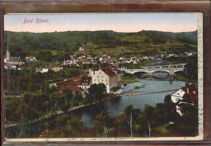 Bad Koesen Saale Brücken Panorama