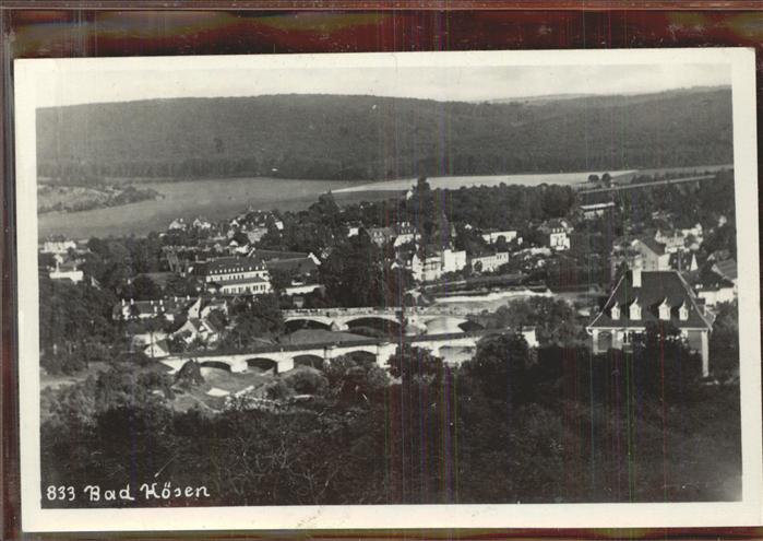 Bad Koesen Saale Brücken Panorama