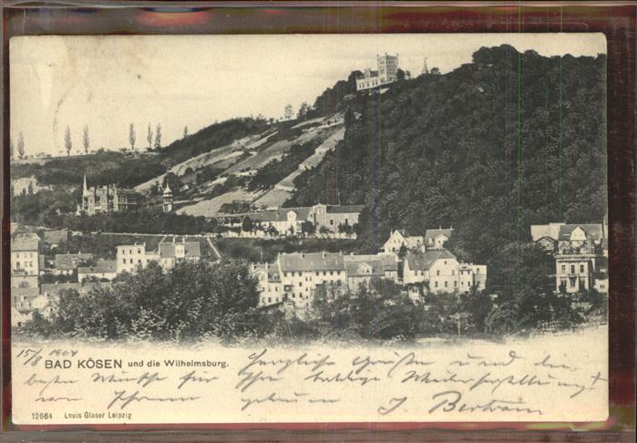 Bad Koesen Panorama mit Wilhelmsburg