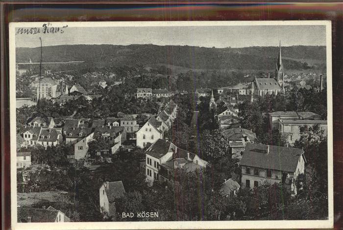 Bad Koesen Panorama mit Kirche
