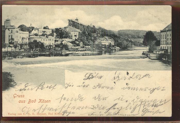 Bad Koesen am Saalewehr