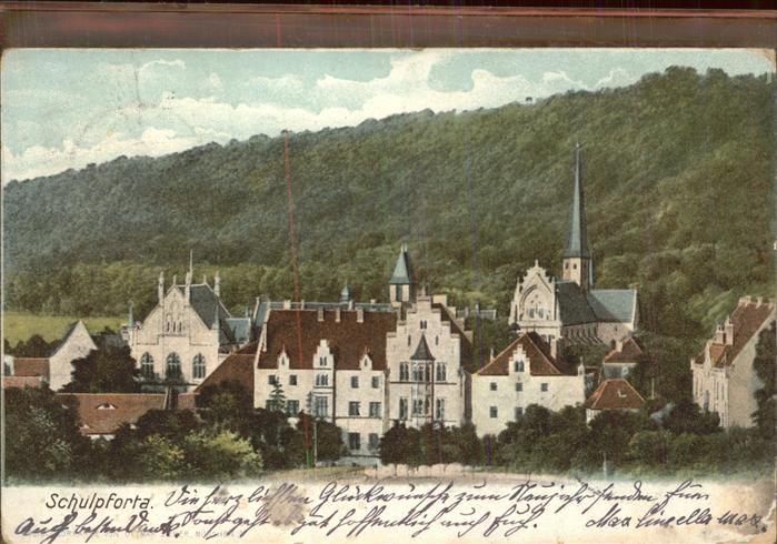 Schulpforta = Schulpforte Landesschule ehemaliges Zisterzienserkl
