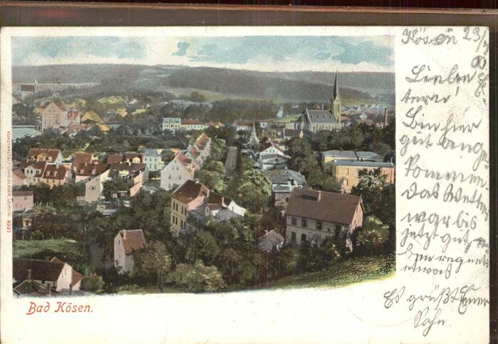 Bad Koesen Panorama mit Kirche