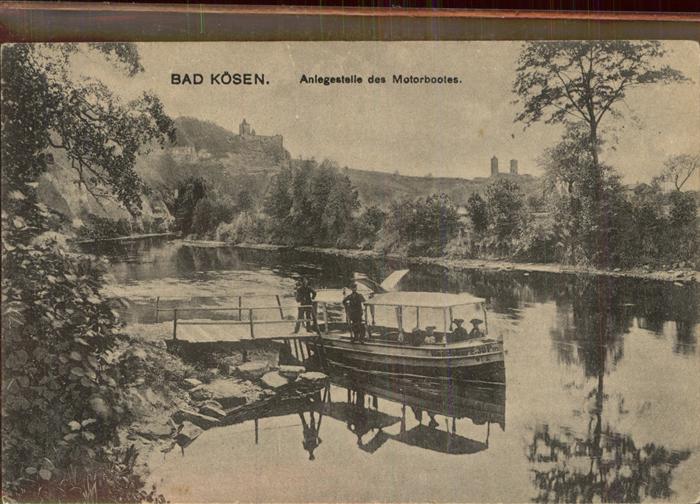 Bad Koesen Anlegestelle Motorboote