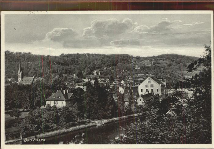 Bad Koesen Panorama mit Kirche