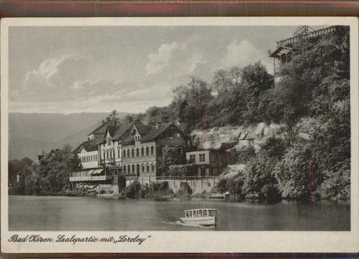 Bad Koesen Restaurant Loreley an Saale Motorboot
