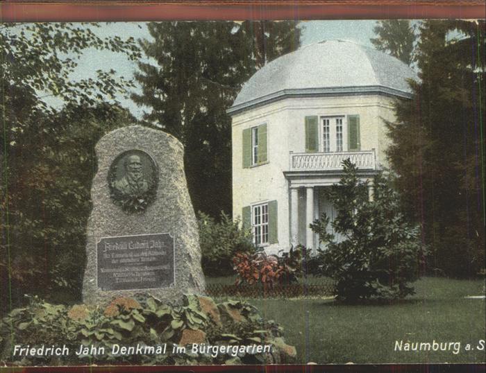 Naumburg Saale Friedrich Jahn Denkmal Buergergarten