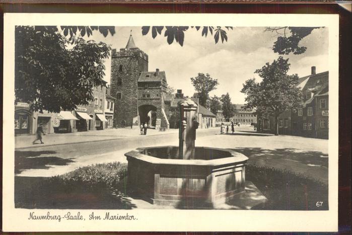 Naumburg Saale Am Marientor Brunnen