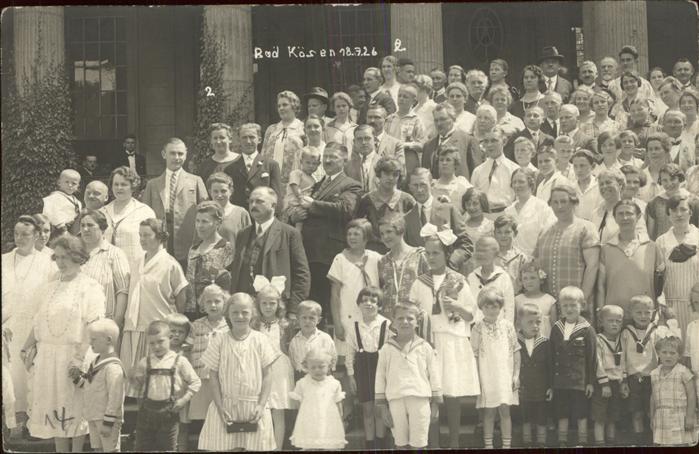 Bad Koesen Gruppenfoto mit Kindern